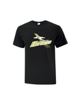 HORNETS -  BLACK SHORT SLEEVE COTTON TEE