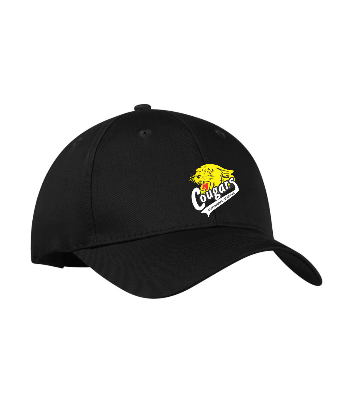 CENTENNIAL - BLACK MID-PROFILE TWILL CAP