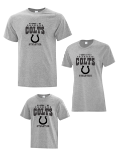 Colts - Grey Athletic Tee
