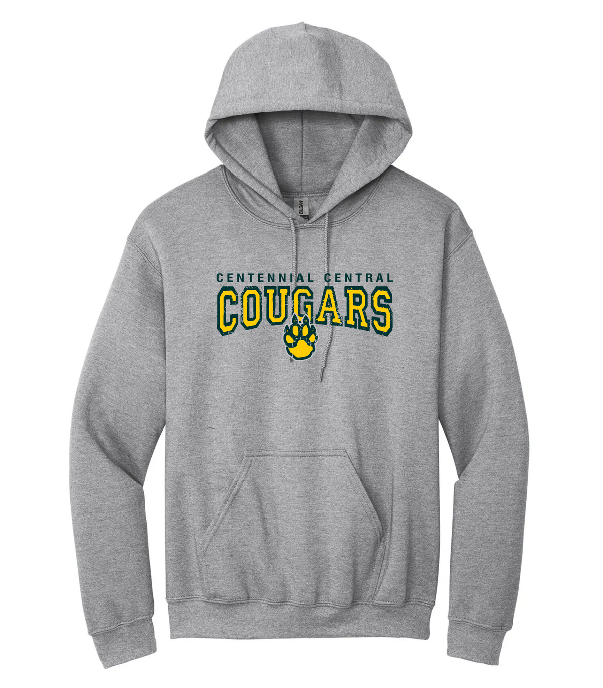 CENTENNIAL - GREY COTTON BLEND HOODIE