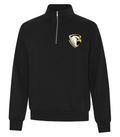 EAGLES - BLACK COTTON BLEND QUARTER ZIP SWEATSHIRT