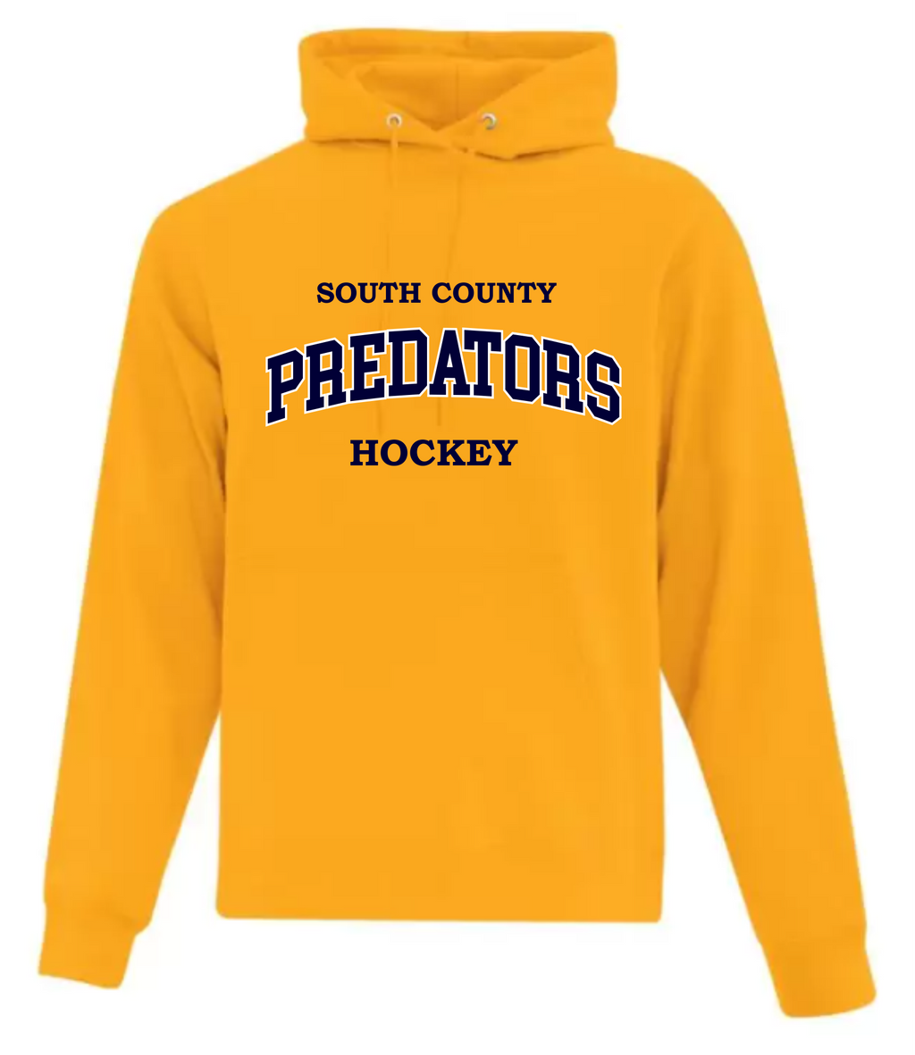 PREDS - COTTON BLEND HOODIE WITH EMBROIDERED TACKLE TWILL FRONT LOGO