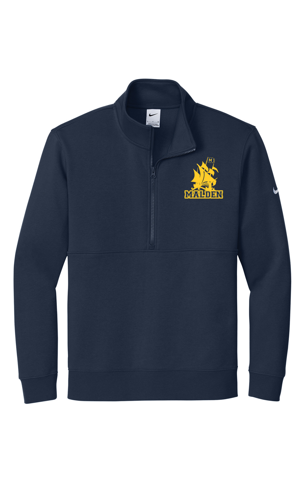 MALDEN - NIKE 1/2 ZIP FLEECE SWEATSHIRT