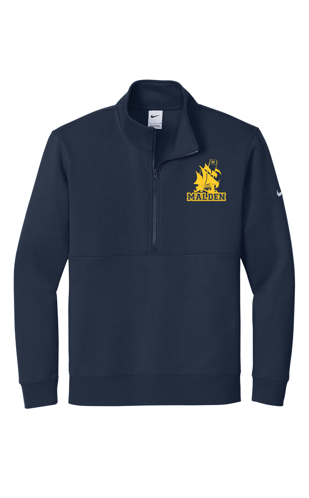 MALDEN - NIKE 1/2 ZIP FLEECE SWEATSHIRT