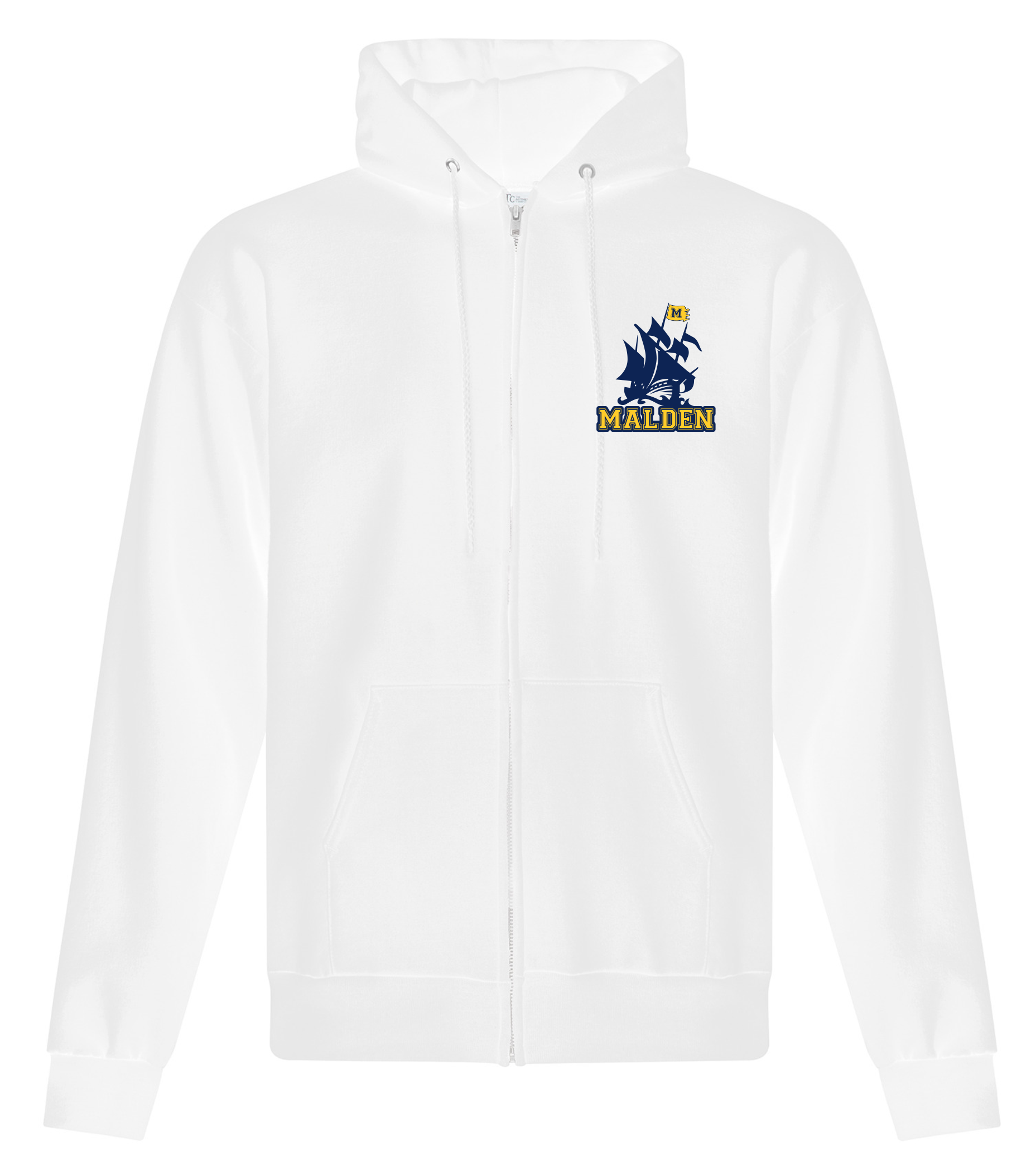 MALDEN - COTTON BLEND FULL ZIP HOODIE