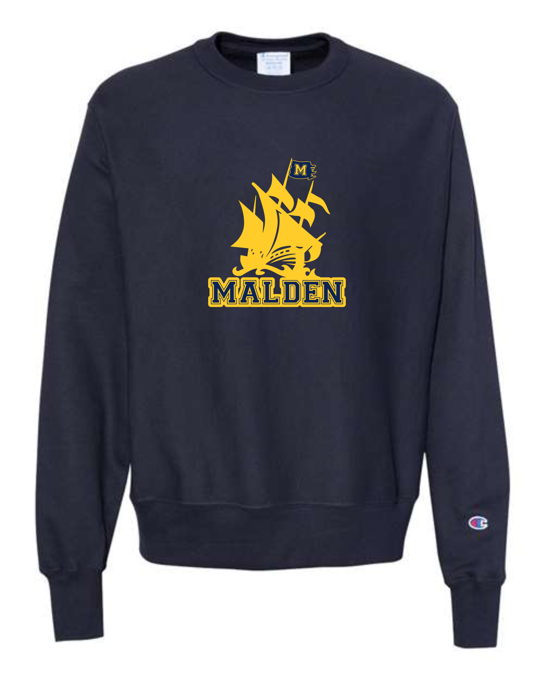 MALDEN - CHAMPION BRAND CREWNECK SWEATSHIRT