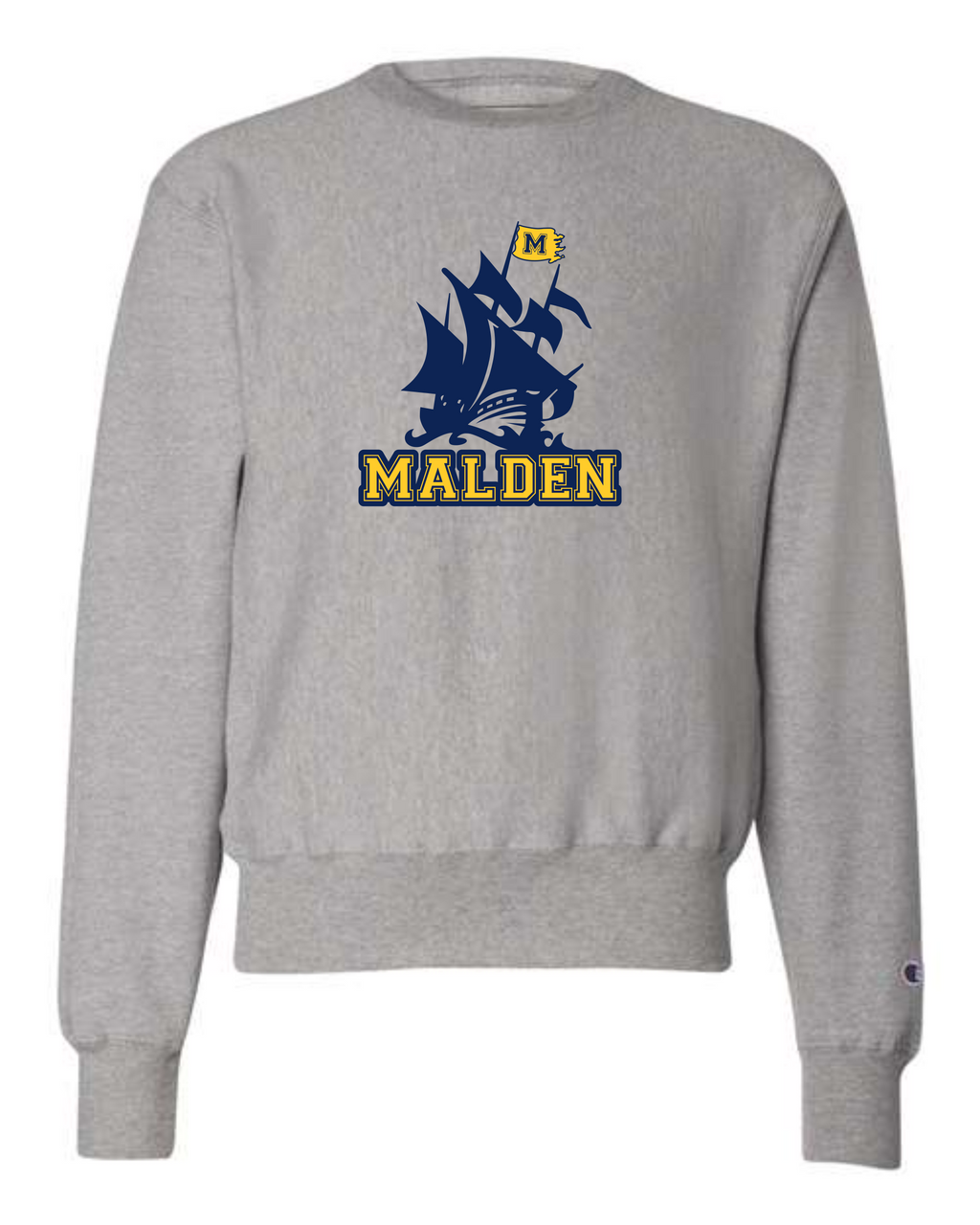 MALDEN - CHAMPION BRAND CREWNECK SWEATSHIRT