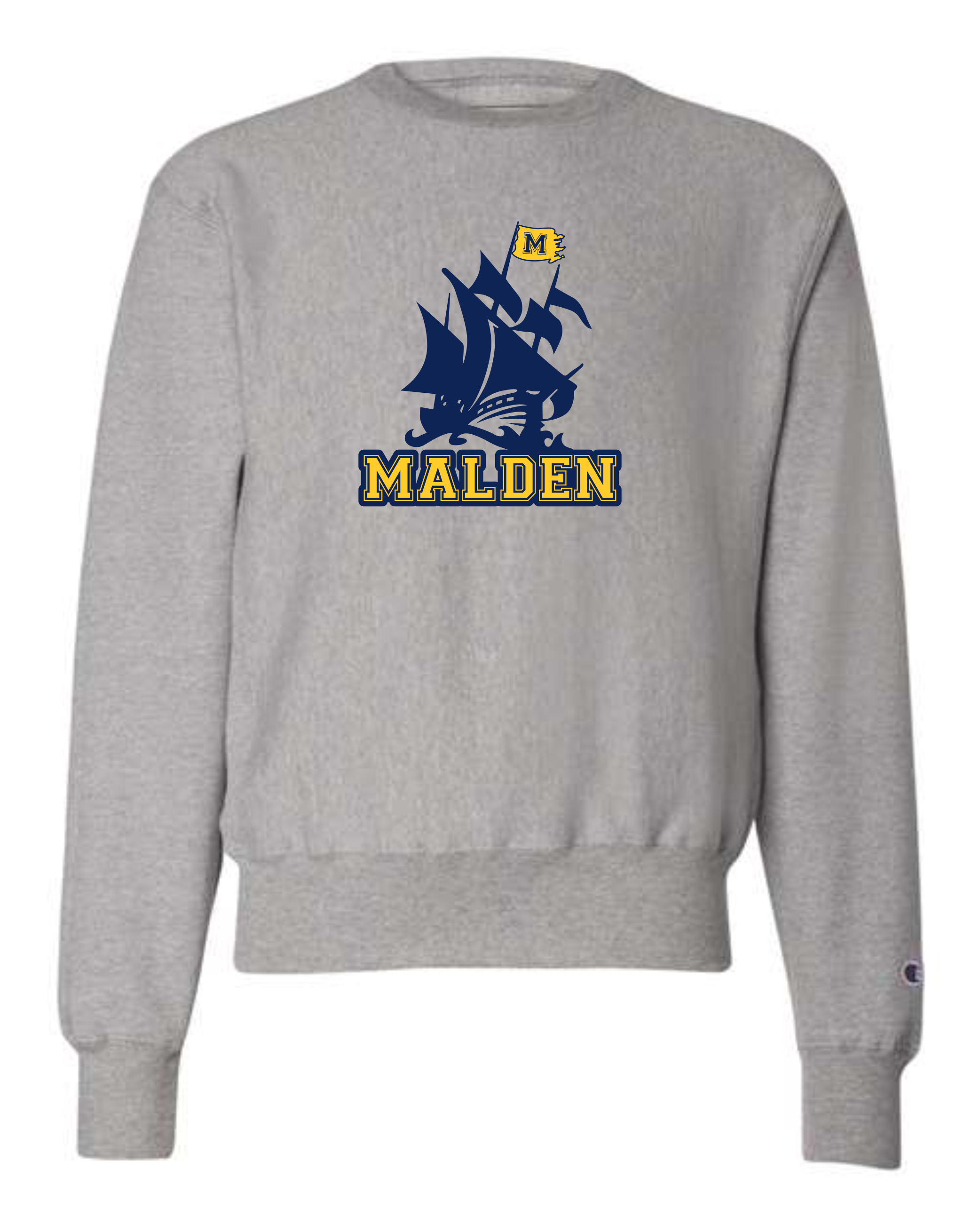 MALDEN - CHAMPION BRAND CREWNECK SWEATSHIRT