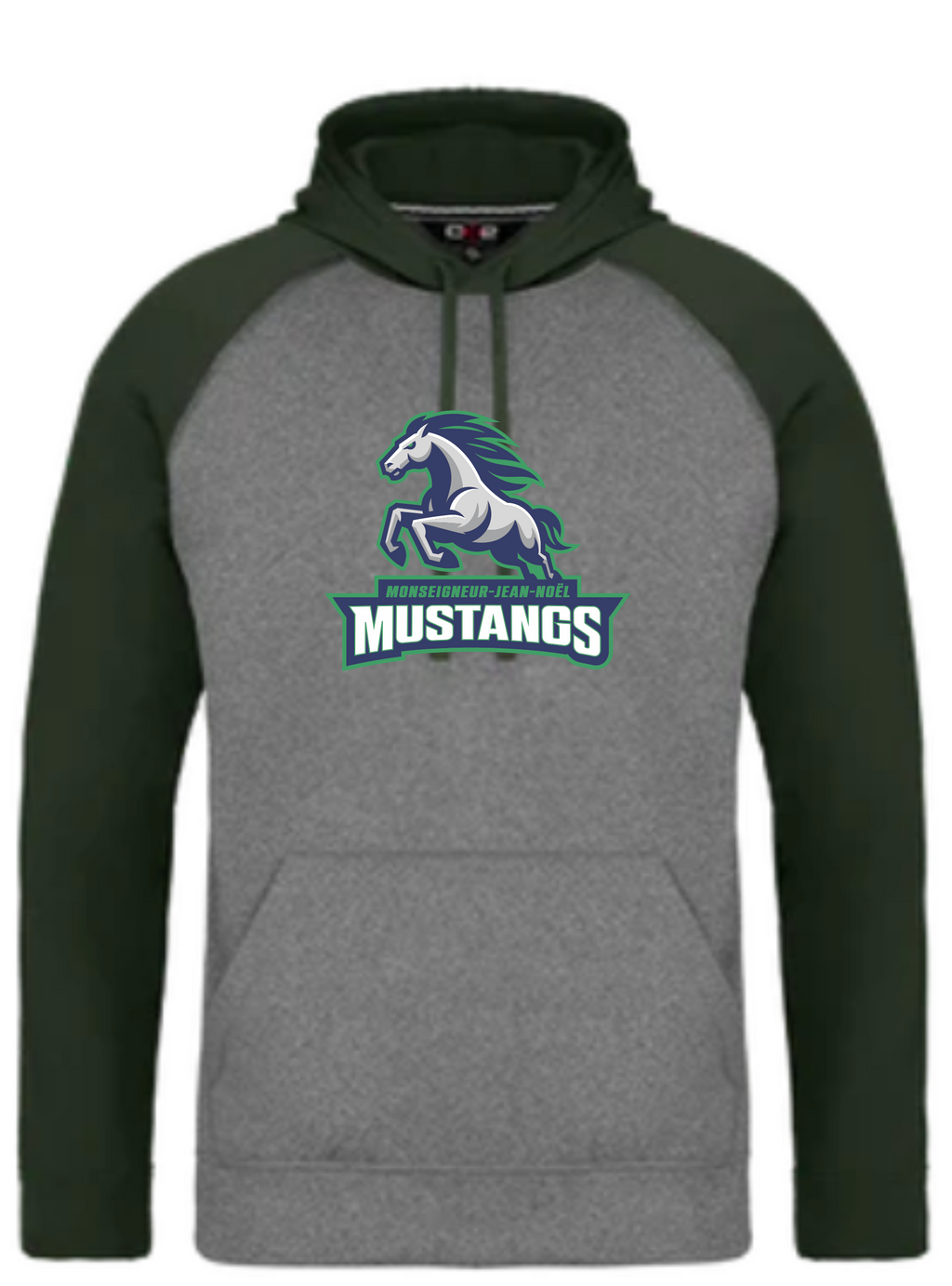 MUSTANGS - 2 TONE HOODIE