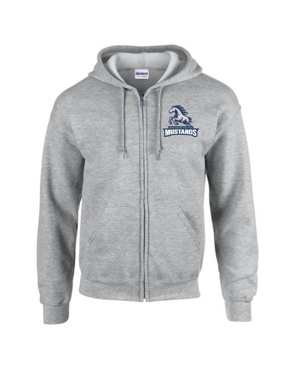 MUSTANGS - FULL ZIP HOODIE