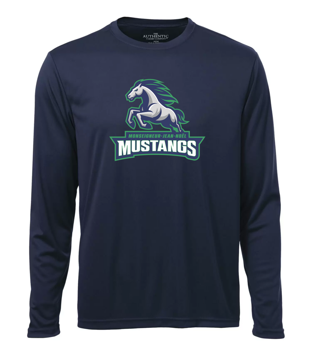 MUSTANGS - LONG SLEEVE PERFORMANCE TEE
