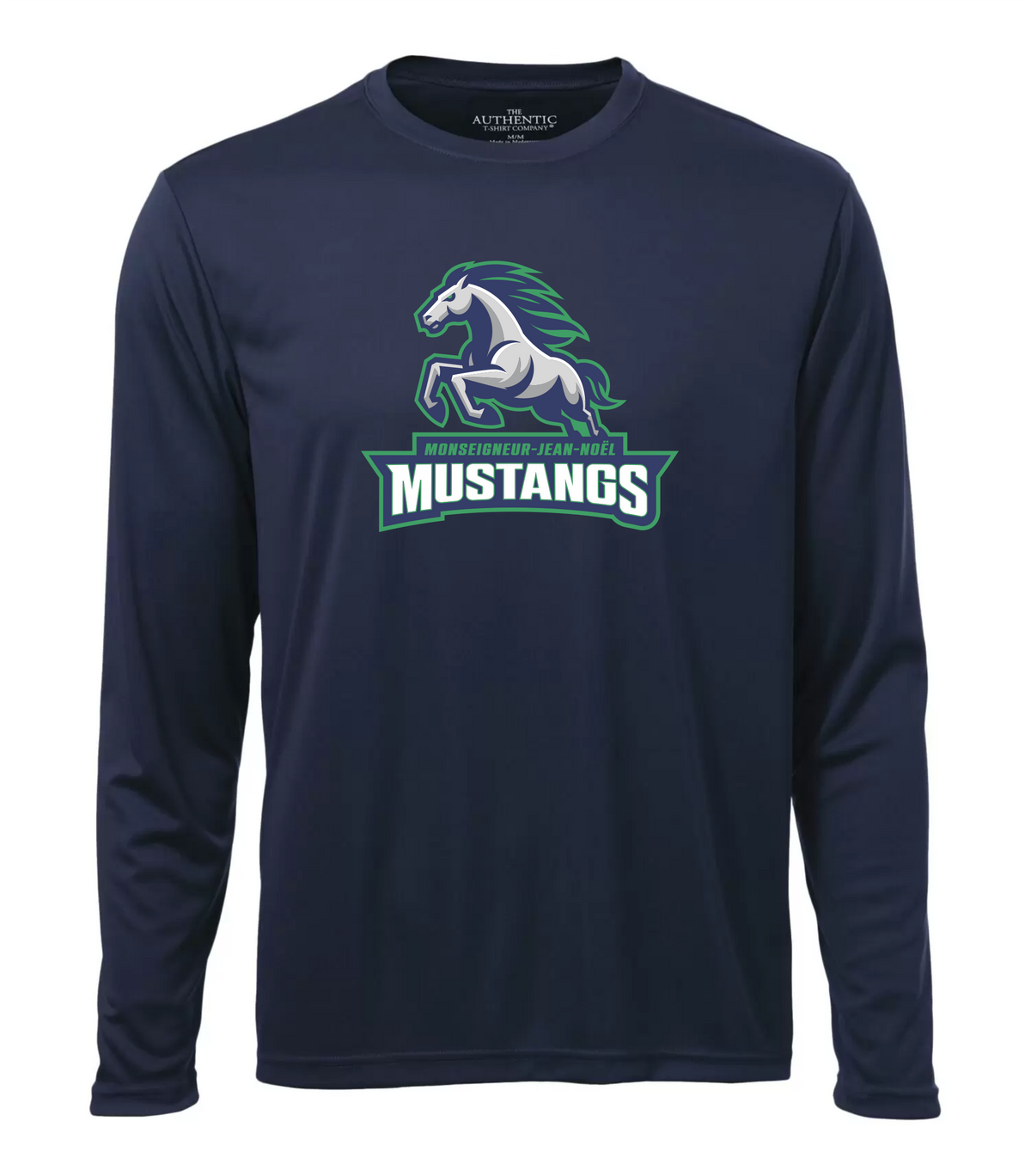 MUSTANGS - LONG SLEEVE PERFORMANCE TEE