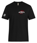 WILDCATS - BLACK RINGSPUN TEE