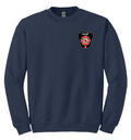 ESSEX FIRE NAVY COTTON BLEND CREWNECK