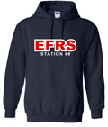 ESSEX FIRE NAVY COTTON HOODIE