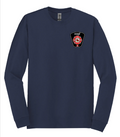 ESSEX FIRE NAVY COTTON LONG SLEEVE TEE