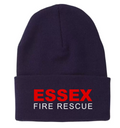 ESSEX FIRE NAVY CUFF TOQUE