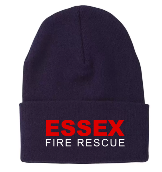 ESSEX FIRE NAVY CUFF TOQUE