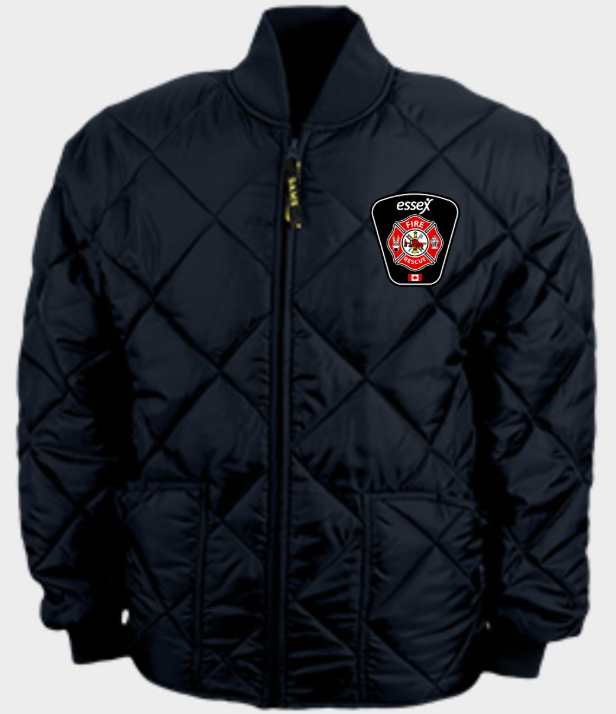 ESSEX FIRE NAVY WAFFLE JACKET