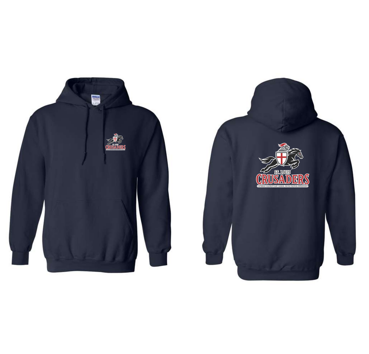 CRUSADERS - COTTON HOODIE FULL BACK