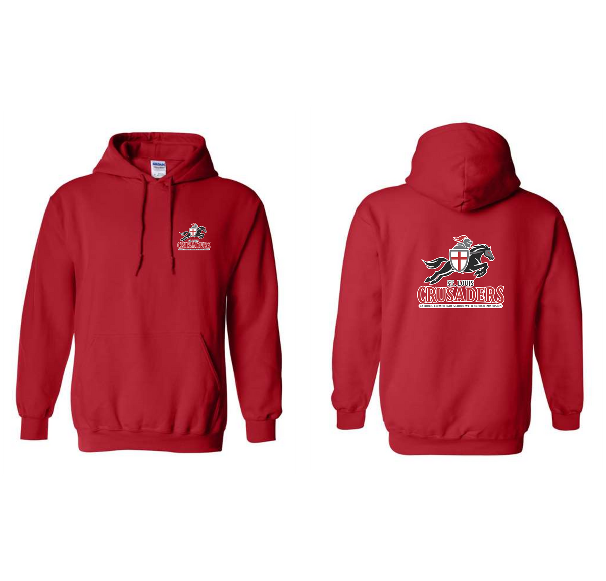 CRUSADERS - COTTON HOODIE FULL BACK