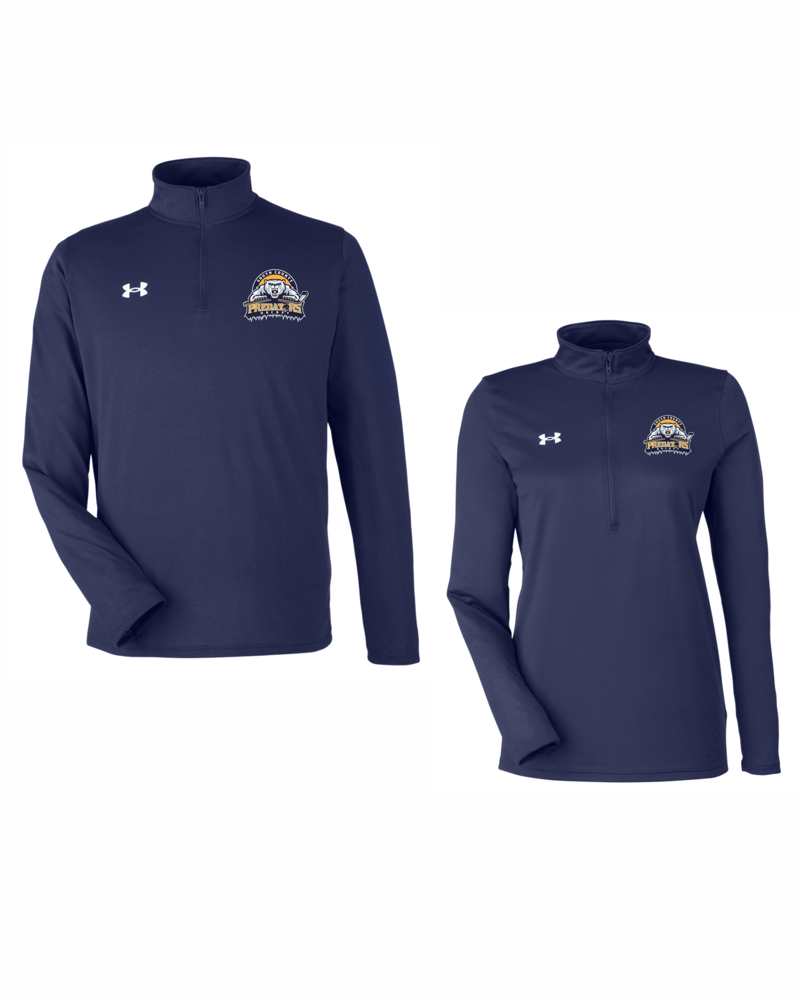 PREDS - UNDER ARMOUR TEAM TECH 1/2 ZIP