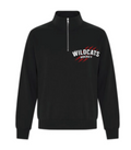 WILDCATS - BLACK 1/4 ZIP