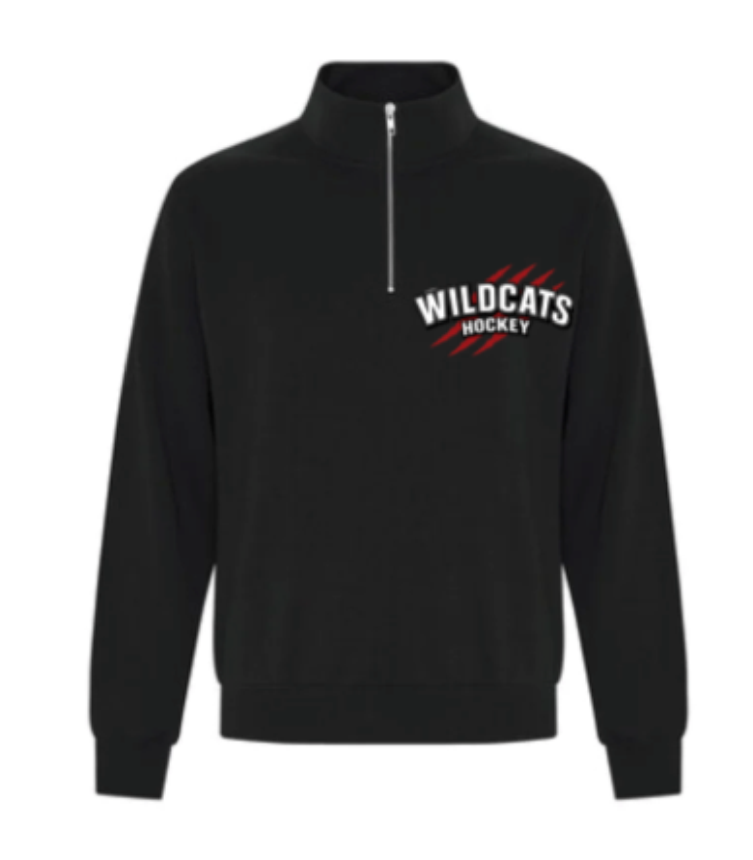 WILDCATS - BLACK 1/4 ZIP