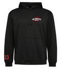 WILDCATS - BLACK PERFORMANCE HOODIE