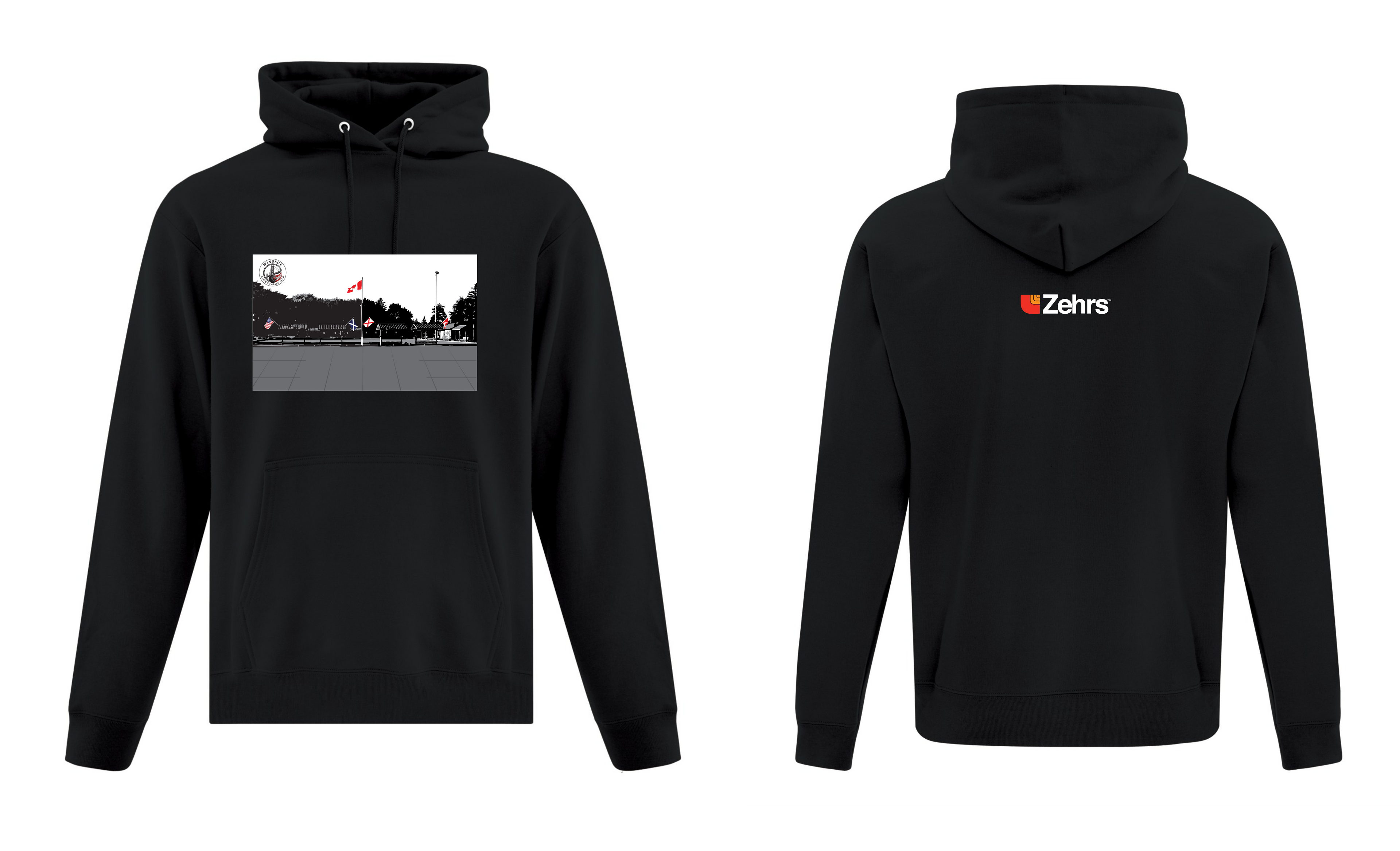 Windsor Lawn Bowling Flag Hoodie