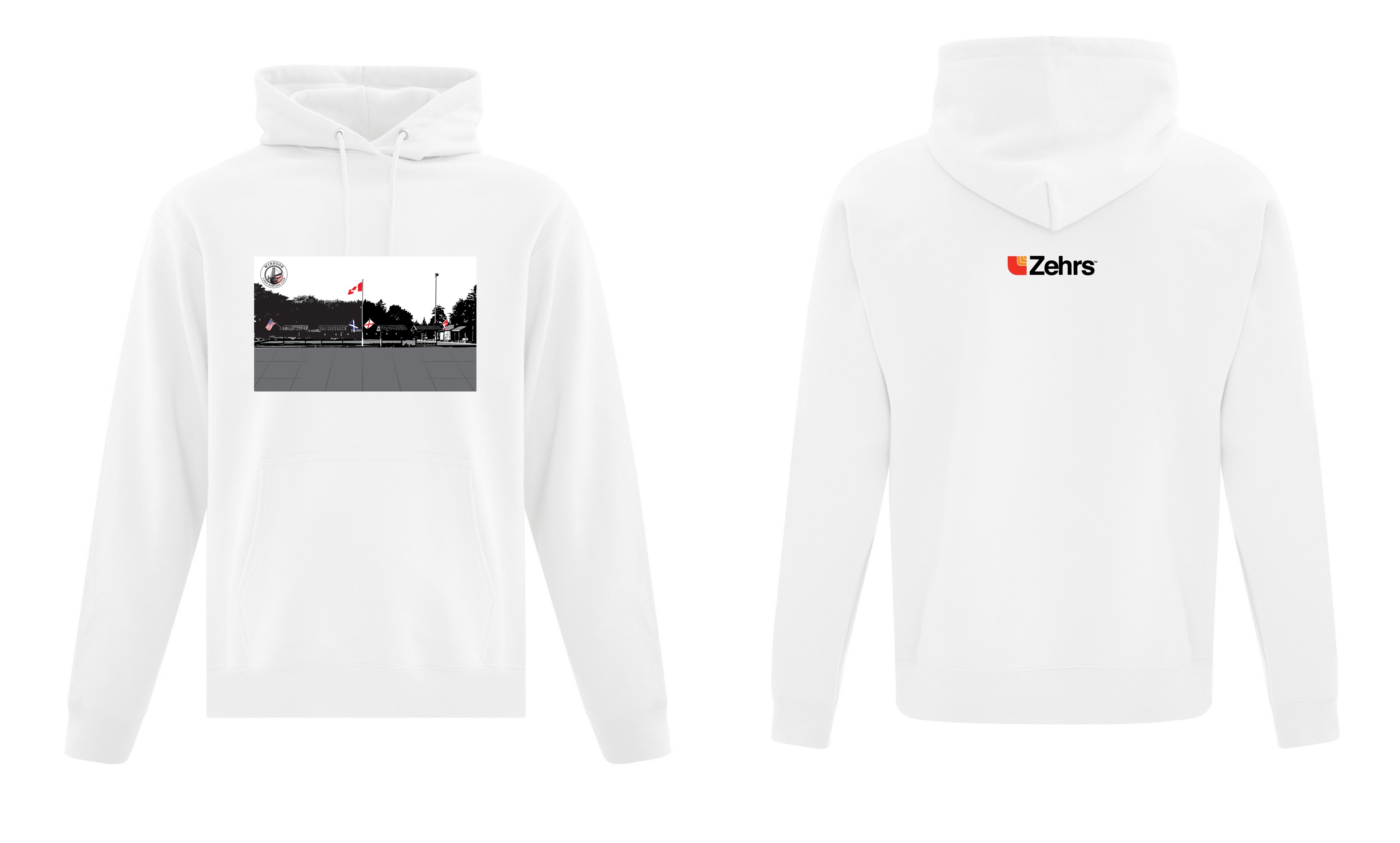 Windsor Lawn Bowling Flag Hoodie