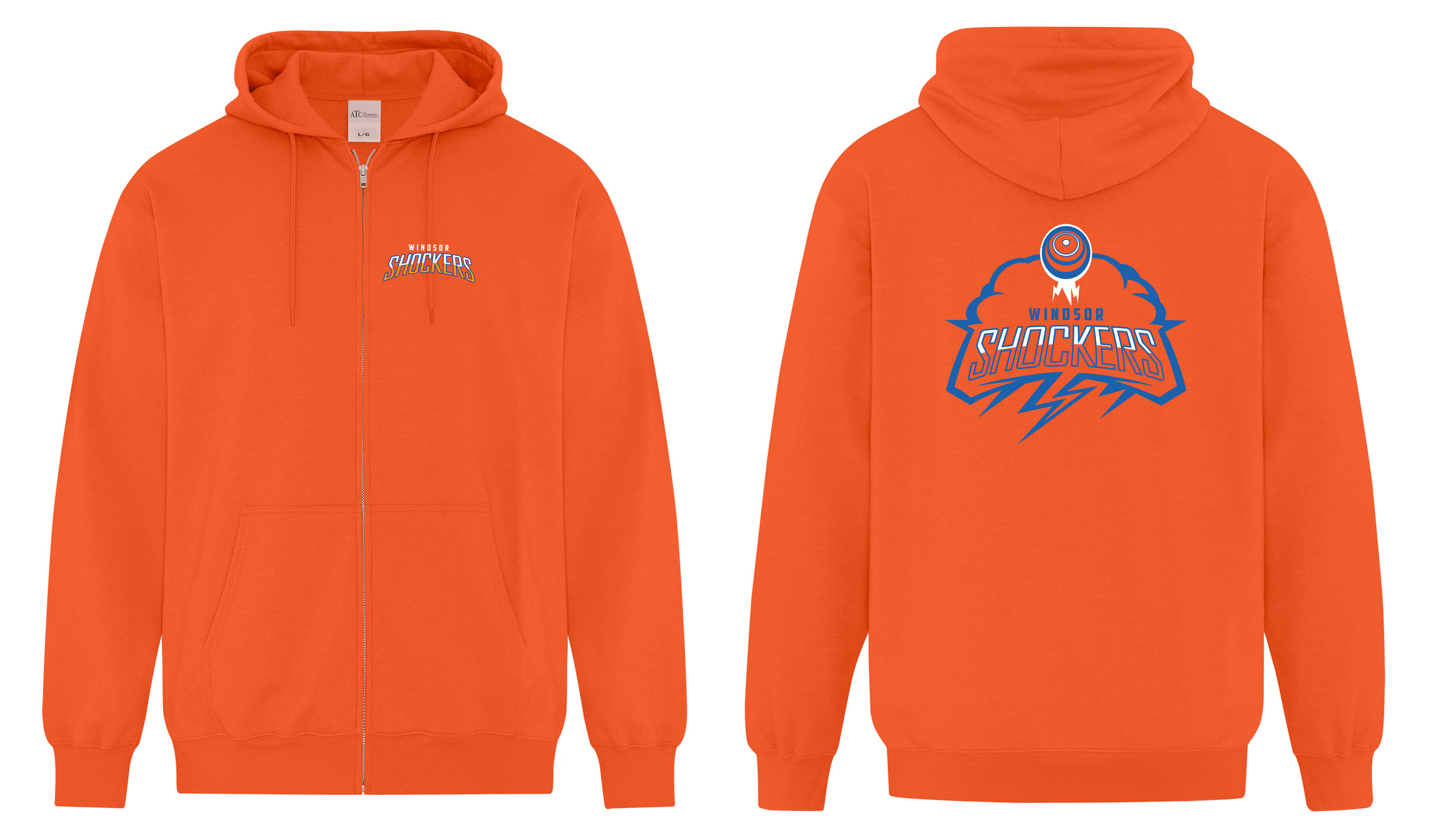 Windsor Shockers Zip-Up Hoodie