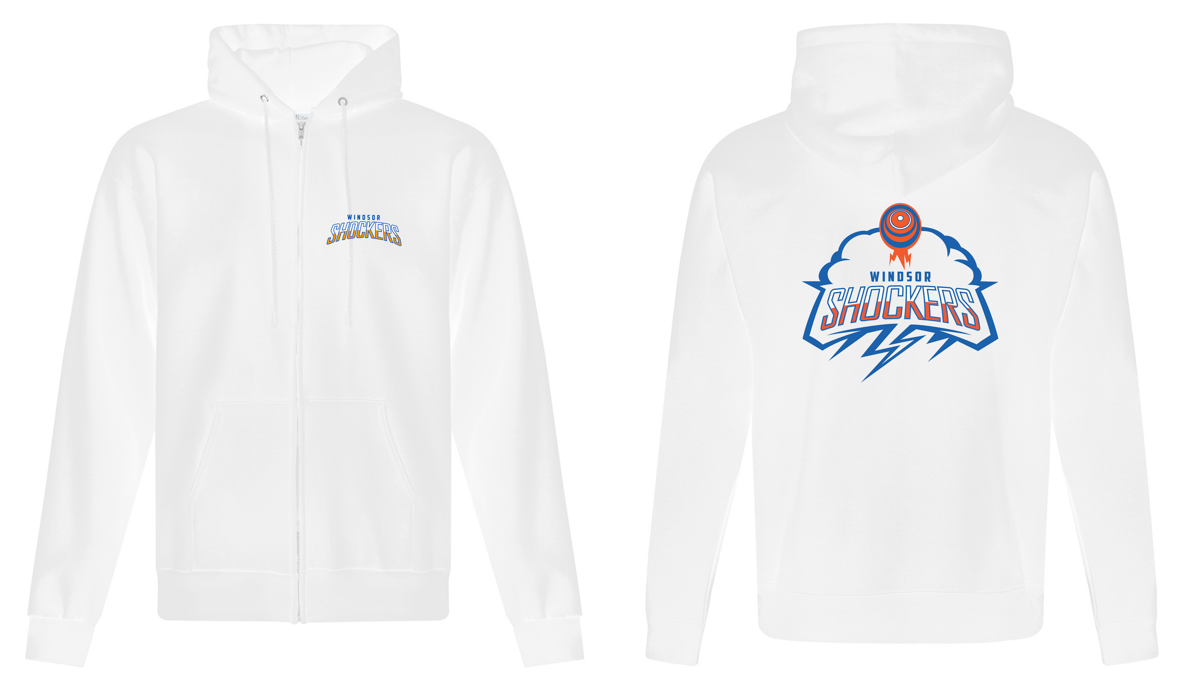 Windsor Shockers Zip-Up Hoodie