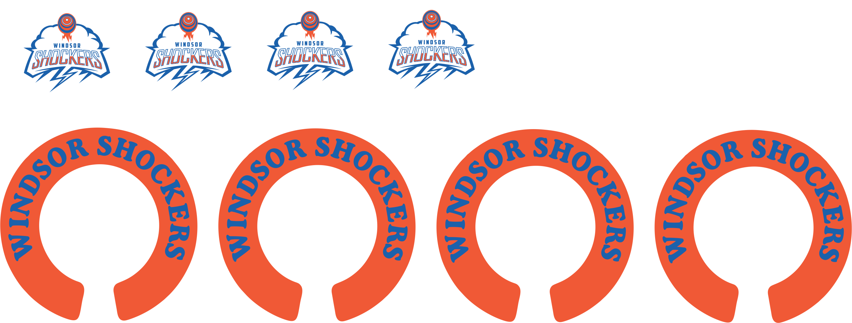 Windsor Shockers Stickers