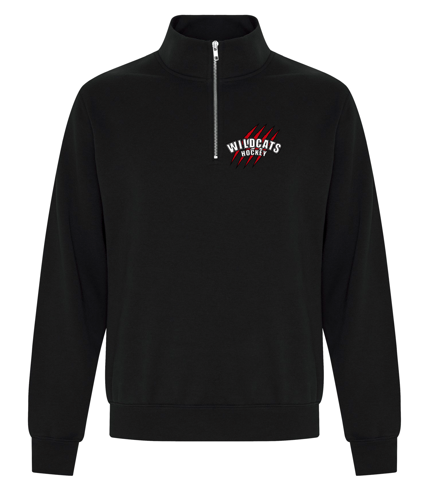 WILDCATS - BLACK 1/4 ZIP