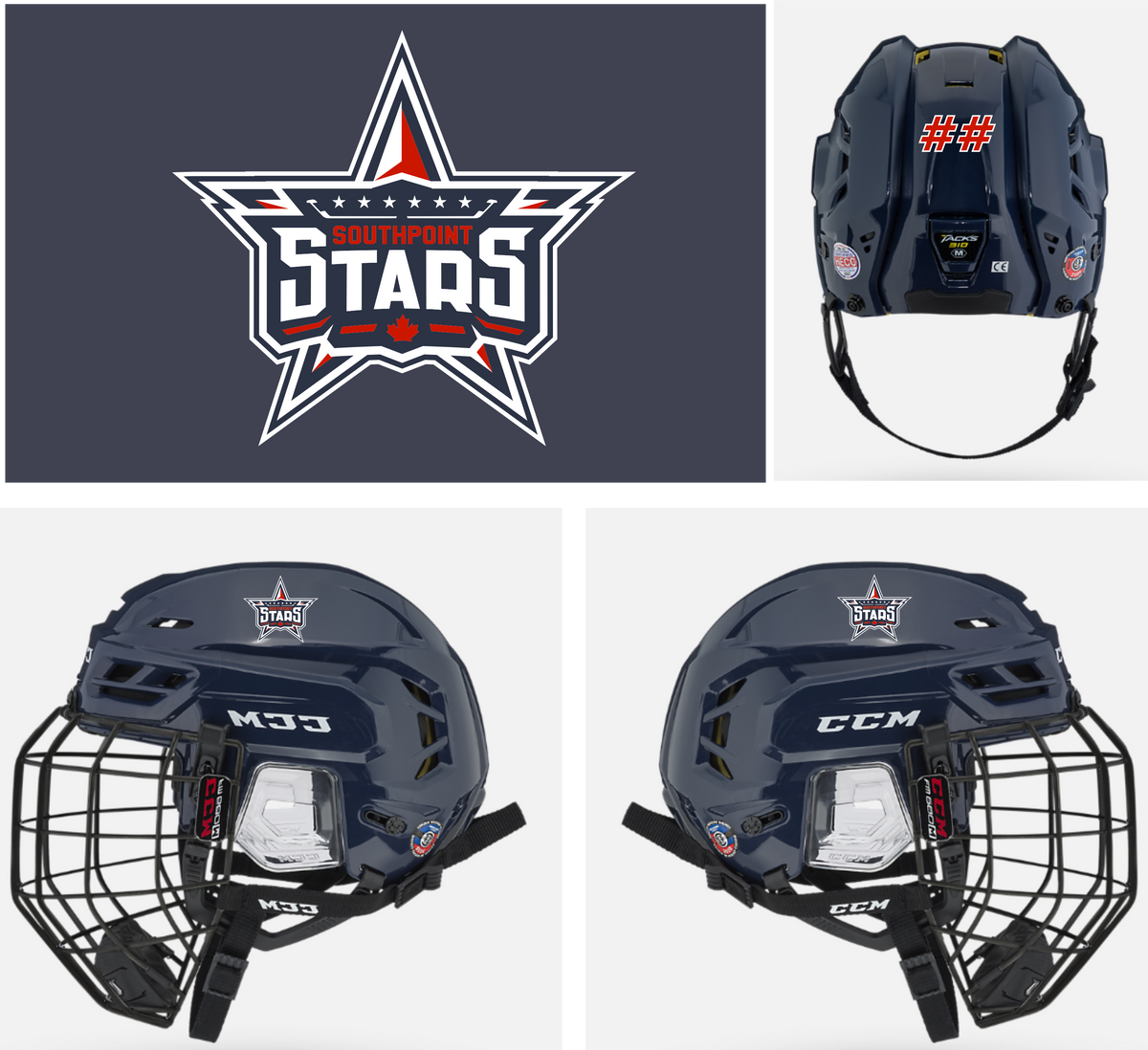 Stars - Helmet Stickers