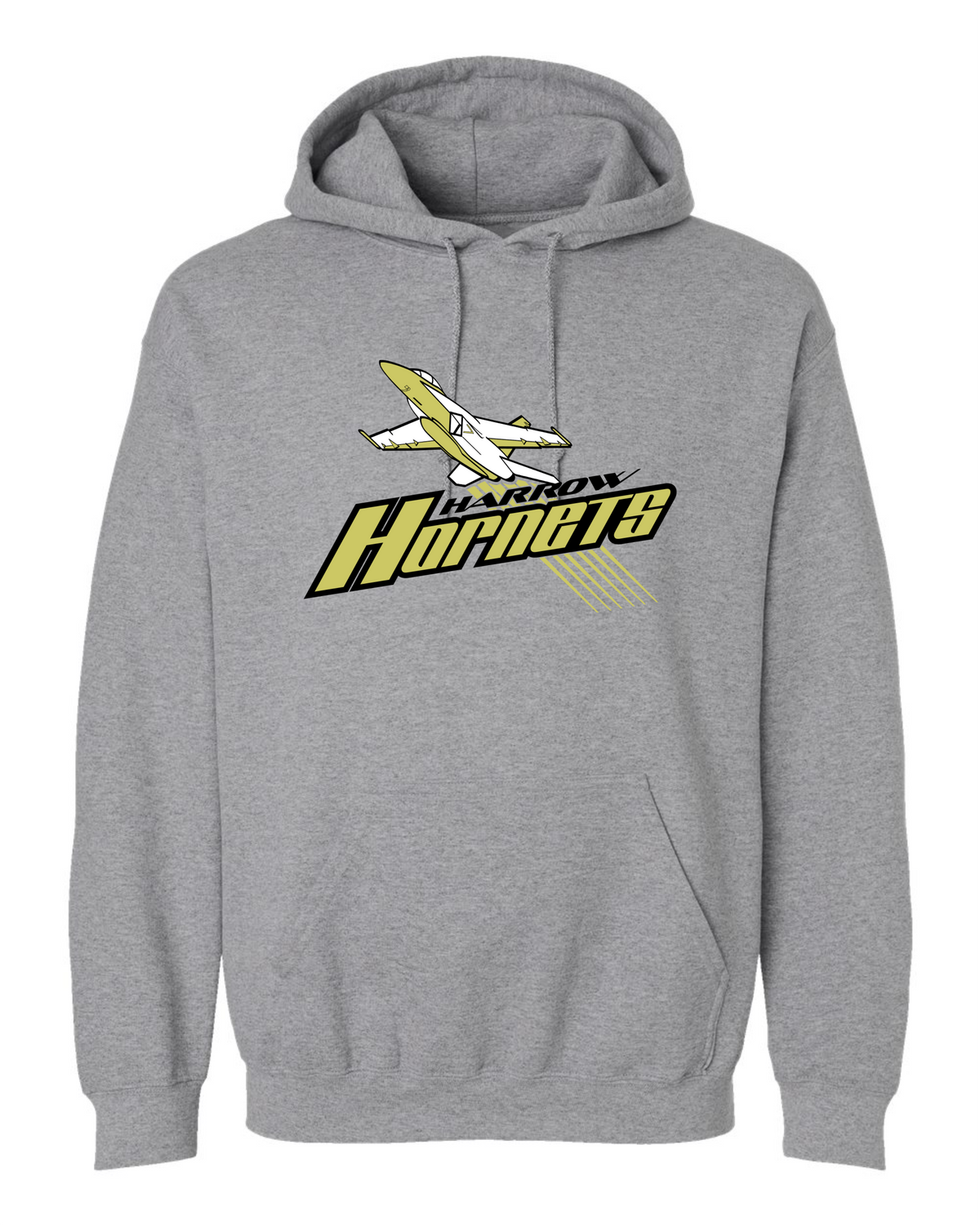 HORNETS - BLACK COTTON BLEND HOODIE